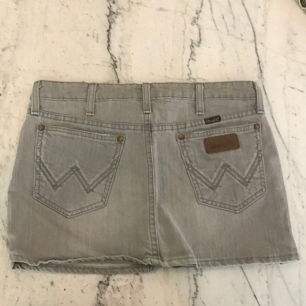 🤠 Wrangler 47 Grey Denim Skirt 🤠 NWOT